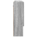 vidaXL Fürdőszobai tükörszekrény Szürke sonoma 80 x 17 x 55 cm Faanyag