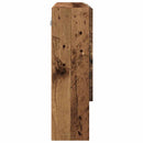 vidaXL Fürdőszobai tükörszekrény Régi fa 80 x 17 x 55 cm Faanyag