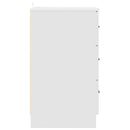 vidaXL Éjjeliszekrény fiókkal Fehér 38 x 38 x 66 cm Faanyag