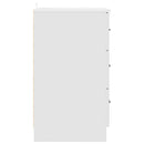 vidaXL Éjjeliszekrény fiókkal Fehér 38 x 38 x 66 cm Faanyag