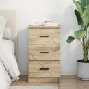 vidaXL Éjjeliszekrény fiókkal sonoma tölgy 38 x 38 x 66 cm Faanyag