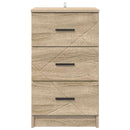 vidaXL Éjjeliszekrény fiókkal sonoma tölgy 38 x 38 x 66 cm Faanyag