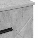 vidaXL Éjjeliszekrény fiókkal Beton szürke 38 x 38 x 66 cm Faanyag