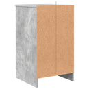 vidaXL Éjjeliszekrény fiókkal Beton szürke 38 x 38 x 66 cm Faanyag