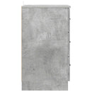 vidaXL Éjjeliszekrény fiókkal Beton szürke 38 x 38 x 66 cm Faanyag