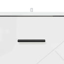 vidaXL Éjjeliszekrény fiókkal Magasfényű fehér 38 x 38 x 66 cm Faanyag