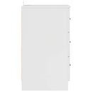 vidaXL Éjjeliszekrény fiókkal Magasfényű fehér 38 x 38 x 66 cm Faanyag