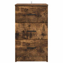 vidaXL Éjjeliszekrény fiókkal Füstölt tölgy 38 x 38 x 66 cm Faanyag