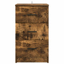 vidaXL Éjjeliszekrény fiókkal Füstölt tölgy 38 x 38 x 66 cm Faanyag