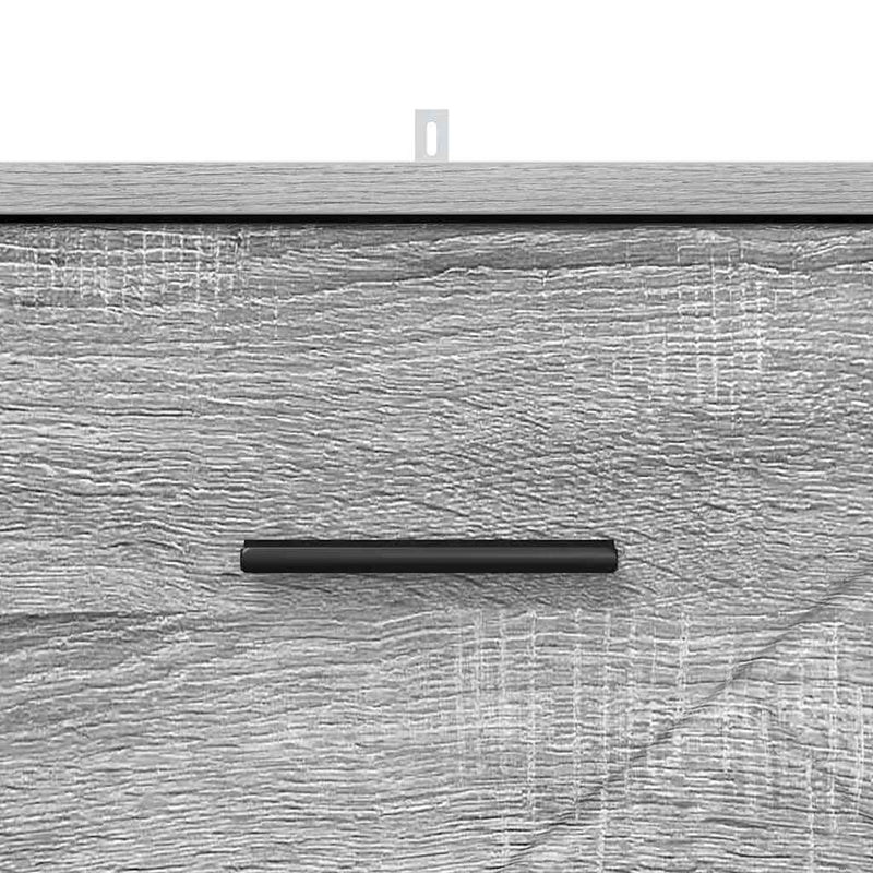 vidaXL Éjjeliszekrény fiókkal Szürke sonoma 38 x 38 x 66 cm Faanyag