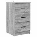vidaXL Éjjeliszekrény fiókkal Szürke sonoma 38 x 38 x 66 cm Faanyag