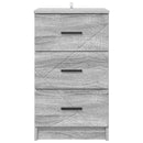 vidaXL Éjjeliszekrény fiókkal Szürke sonoma 38 x 38 x 66 cm Faanyag