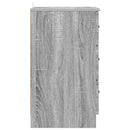 vidaXL Éjjeliszekrény fiókkal Szürke sonoma 38 x 38 x 66 cm Faanyag