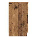 vidaXL Éjjeliszekrény fiókkal Régi fa 38 x 38 x 66 cm Faanyag