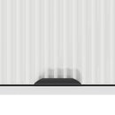 vidaXL Fürdőszoba Székény Fehér 39 x 23,5 x 65 cm Faanyag & Fém