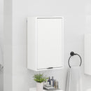 vidaXL Fürdőszoba Székény Fehér 39 x 23,5 x 65 cm Szerelt fa, Fém