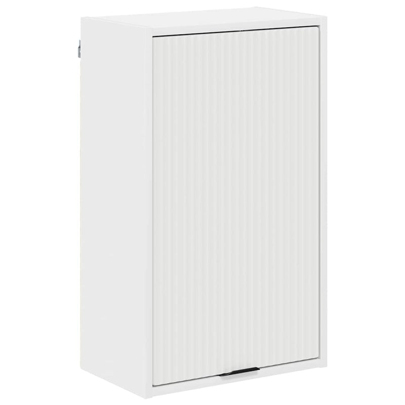 vidaXL Fürdőszoba Székény tárolóval Fehér 39 x 23.5 x 65 cm Faanyag