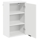 vidaXL Fürdőszoba Székény Fehér 39 x 23,5 x 65 cm Faanyag & Fém