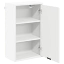 vidaXL Fürdőszoba Székény Fehér 39 x 23,5 x 65 cm Szerelt fa, Fém