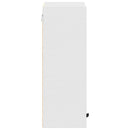 vidaXL Fürdőszoba Székény Fehér 39 x 23,5 x 65 cm Faanyag & Fém