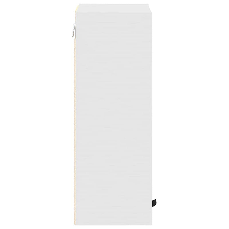 vidaXL Fürdőszoba Székény tárolóval Fehér 39 x 23.5 x 65 cm Faanyag
