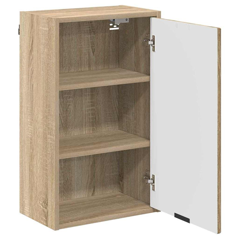 vidaXL Fürdőszoba Székény sonoma tölgy 39 x 23.5 x 65 cm Faanyag