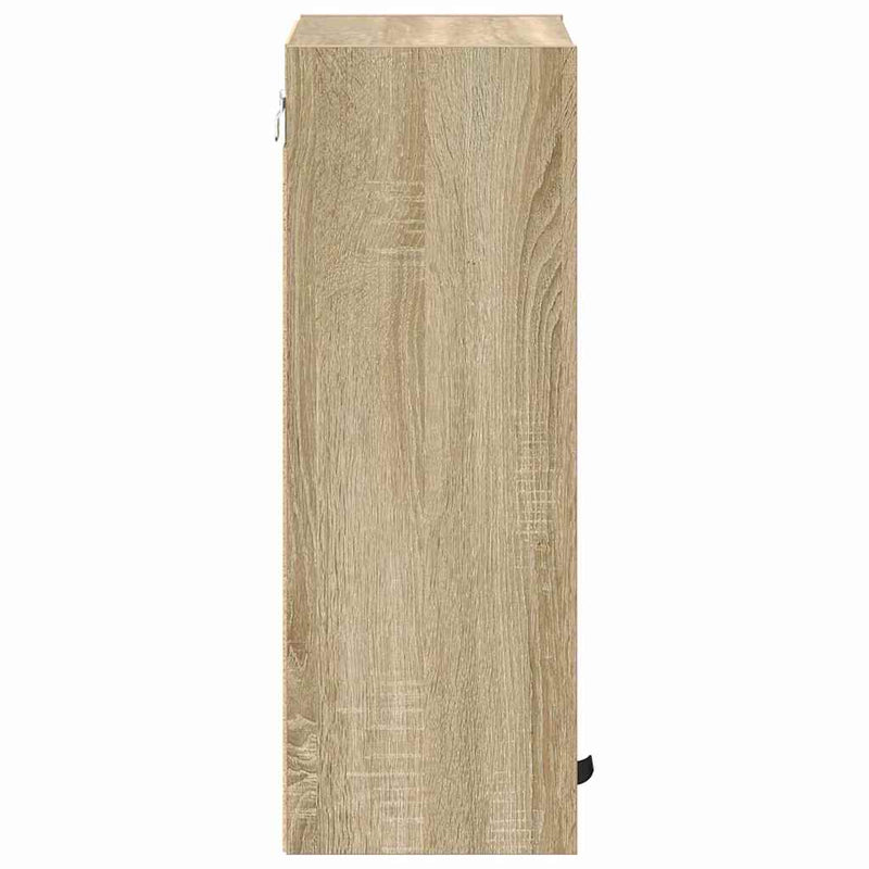 vidaXL Fürdőszoba Székény sonoma tölgy 39 x 23.5 x 65 cm Faanyag