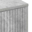 vidaXL Fürdőszoba Székény Beton Szürke 39 x 23,5 x 65 cm Faanyag & Fém