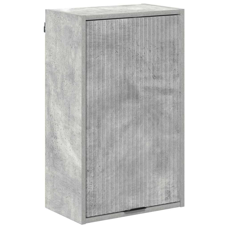 vidaXL Fürdőszoba Székény Beton szürke 39 x 23.5 x 65 cm Faanyag