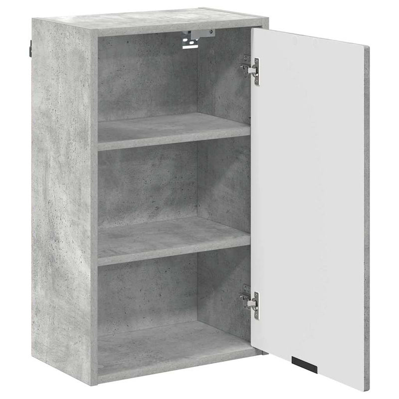 vidaXL Fürdőszoba Székény Beton szürke 39 x 23.5 x 65 cm Faanyag