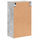 vidaXL Fürdőszoba Székény Beton Szürke 39 x 23,5 x 65 cm Faanyag & Fém