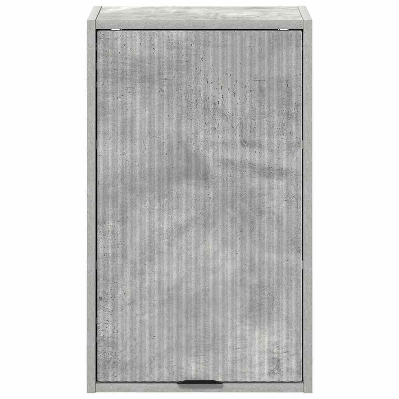 vidaXL Fürdőszoba Székény Beton szürke 39 x 23.5 x 65 cm Faanyag
