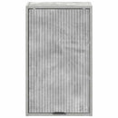 vidaXL Fürdőszoba Székény Beton Szürke 39 x 23,5 x 65 cm Faanyag & Fém