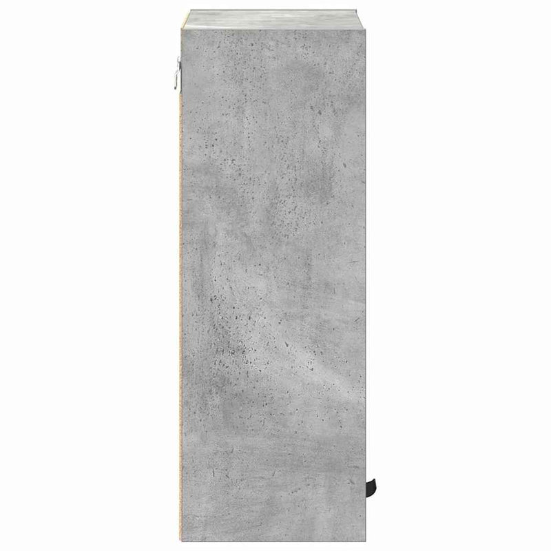 vidaXL Fürdőszoba Székény Beton szürke 39 x 23.5 x 65 cm Faanyag
