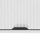 vidaXL Fürdőszoba Székény ajtóval Magas Fényű Fehér 39 x 23,5 x 65 cm