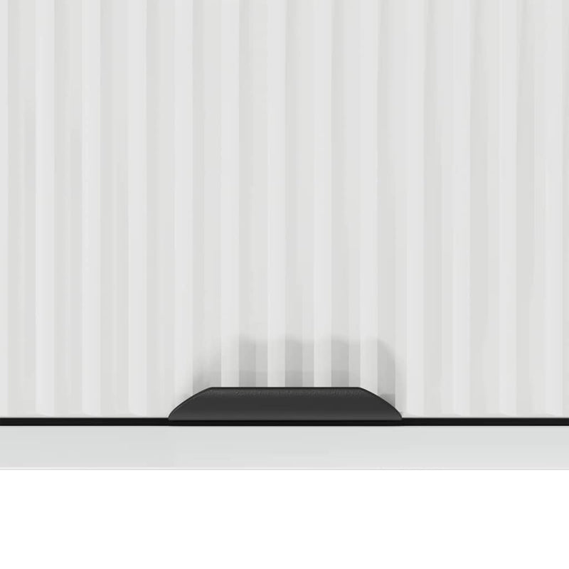 vidaXL Fürdőszoba Székény Magasfényű fehér 39 x 23.5 x 65 cm Faanyag