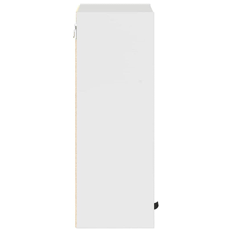 vidaXL Fürdőszoba Székény Magasfényű fehér 39 x 23.5 x 65 cm Faanyag