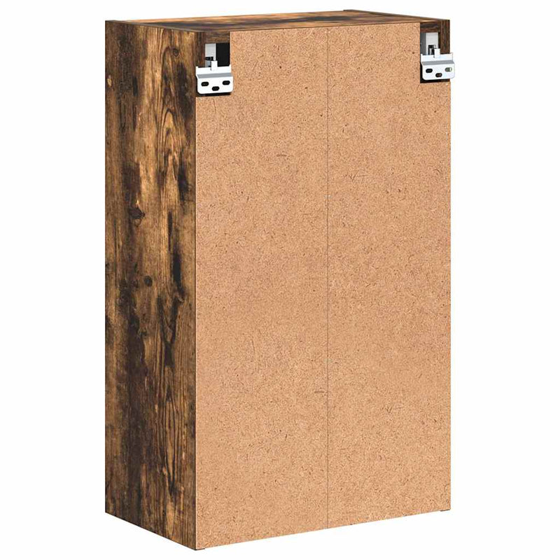 vidaXL Fürdőszoba Székény Füstölt tölgy 39 x 23.5 x 65 cm Faanyag