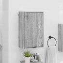 vidaXL Fürdőszoba Székény tárolóval Szürke Sonoma 39 x 23,5 x 65 cm