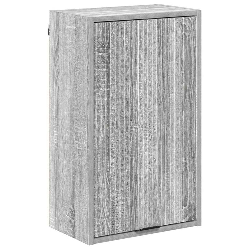 vidaXL Fürdőszoba Székény Szürke sonoma 39 x 23.5 x 65 cm Faanyag