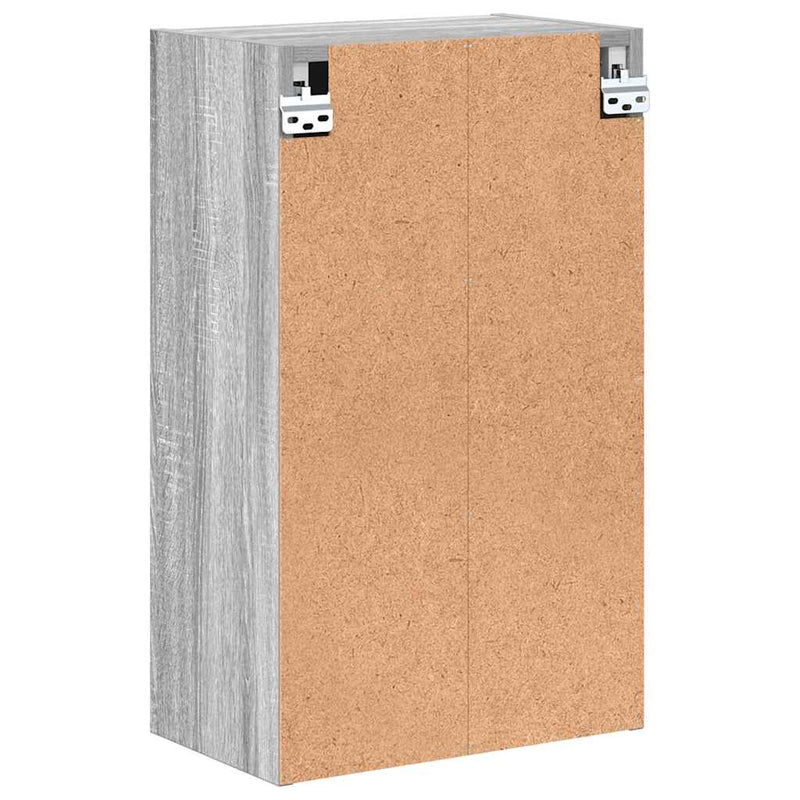 vidaXL Fürdőszoba Székény Szürke sonoma 39 x 23.5 x 65 cm Faanyag