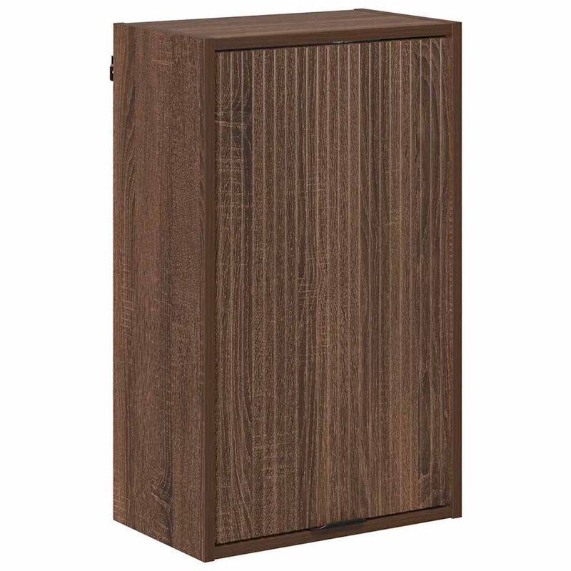 vidaXL Fürdőszoba Székény barna tölgy 39 x 23.5 x 65 cm Faanyag