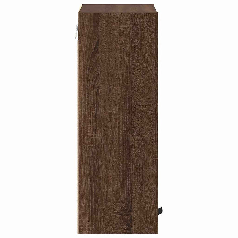 vidaXL Fürdőszoba Székény barna tölgy 39 x 23.5 x 65 cm Faanyag