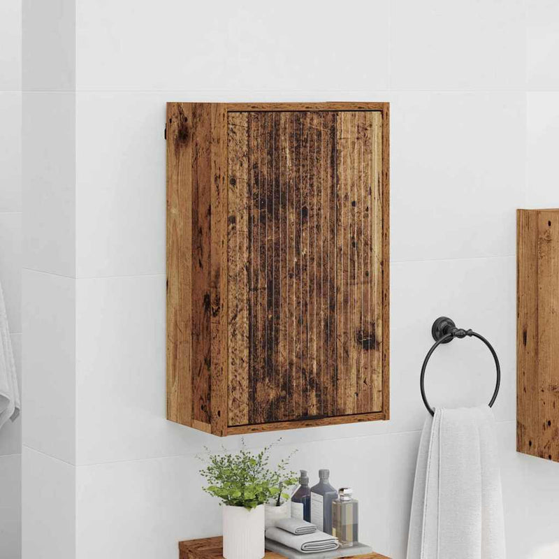 vidaXL Fürdőszoba Székény tárolóval Régi fa 39 x 23.5 x 65 cm Faanyag