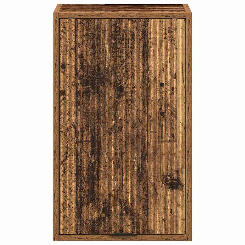 vidaXL Fürdőszoba Székény tárolóval Régi fa 39 x 23.5 x 65 cm Faanyag
