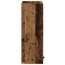 vidaXL Fürdőszoba Székény Öreg fa 39 x 23,5 x 65 cm Faanyag & Fém