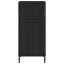 vidaXL Fürdőszoba Székény Fekete 39,5 x 36 x 88 cm Faanyag & Fém