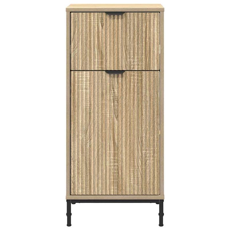 vidaXL Fürdőszoba Székény sonoma tölgy 39.5 x 36 x 88 cm Faanyag
