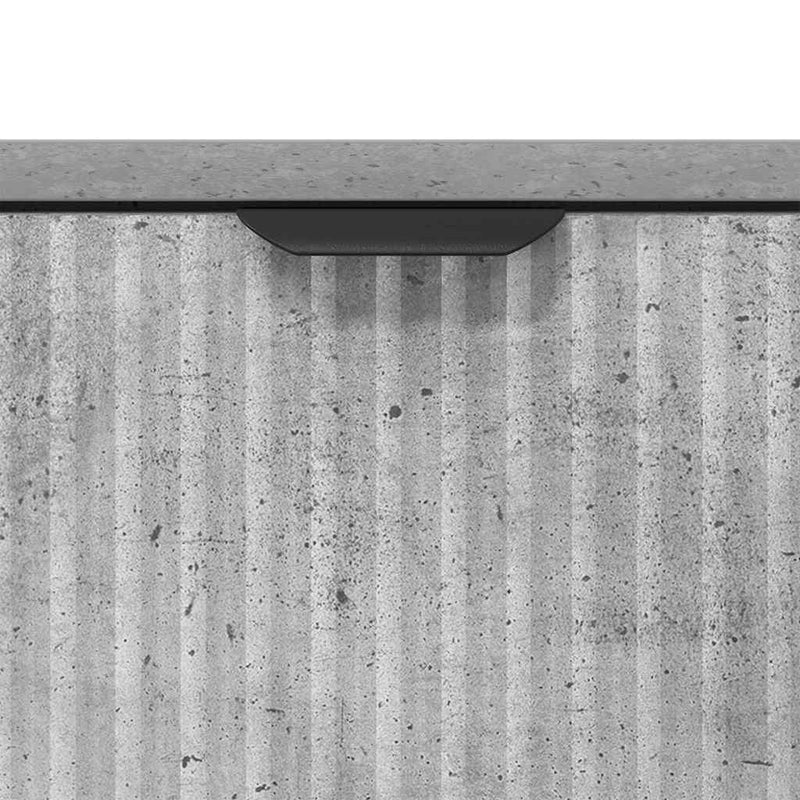vidaXL Fürdőszoba Székény Beton szürke 39.5 x 36 x 88 cm Faanyag
