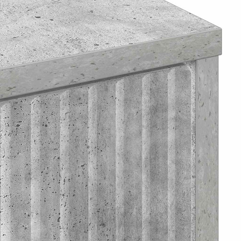 vidaXL Fürdőszoba Székény Beton szürke 39.5 x 36 x 88 cm Faanyag